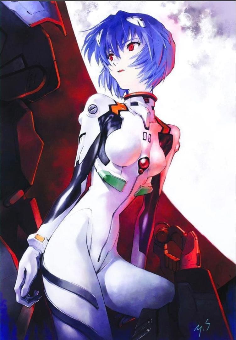 複製原画 貞本義行「綾波レイ」 約6号 エヴァンゲリオン EVANGELION