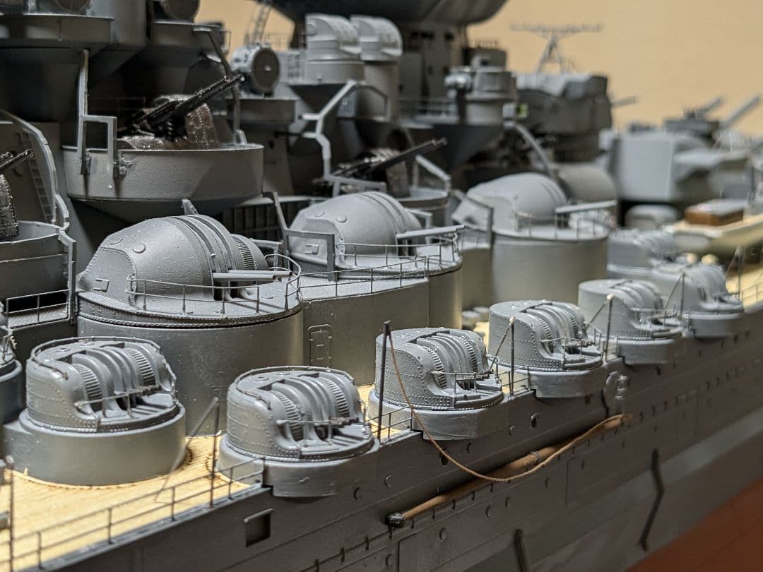 戦艦大和モノクローム1/200 完成品 アクリルケース付き - メルカリ