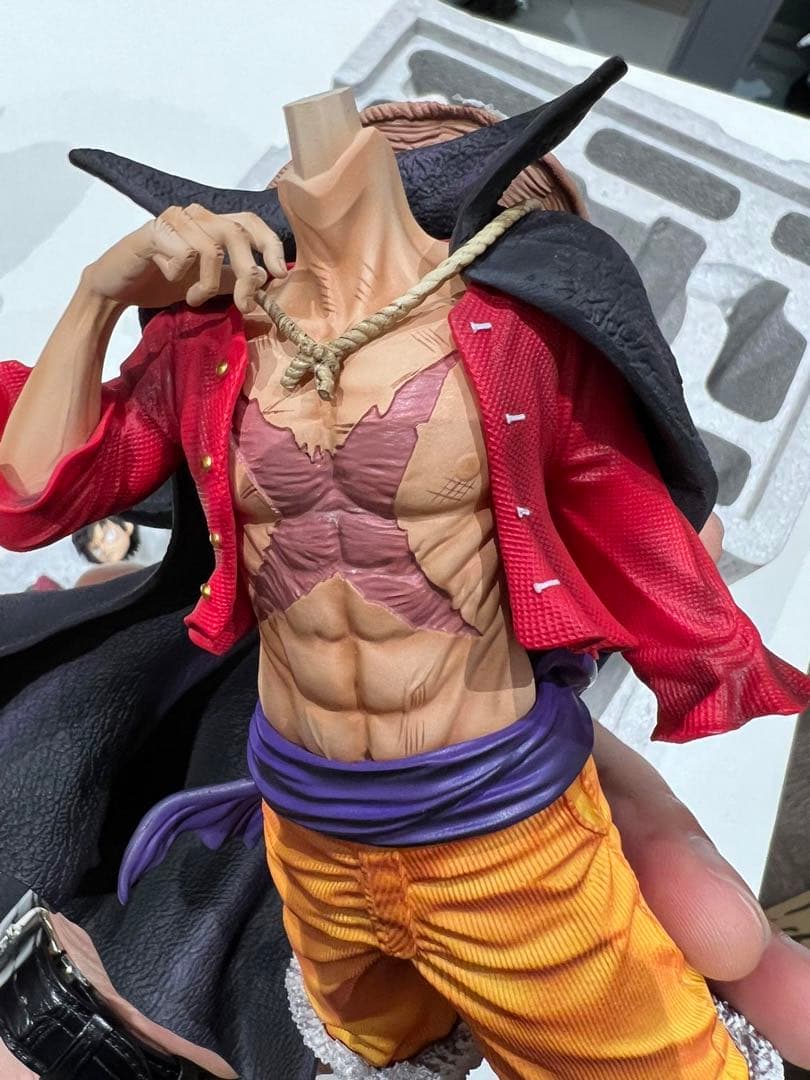 ワンピース 鬼ヶ島流桜ルフィ フィギュア ガレージキット塗装済み品