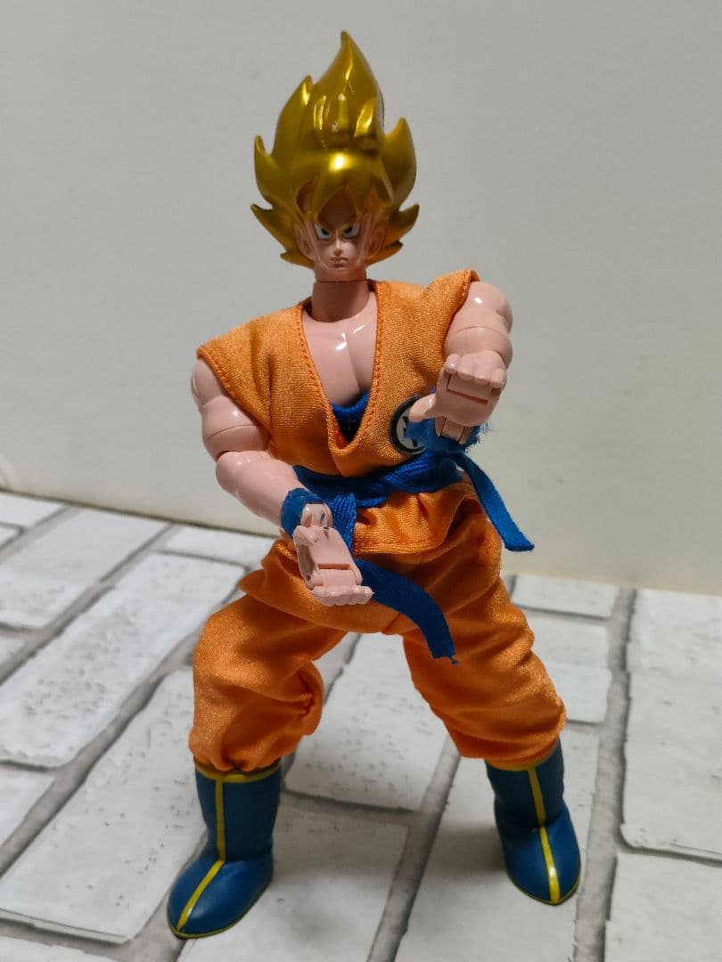 当時物バンダイ ドラゴンボールZフルアクションポーズ スーパーサイヤ