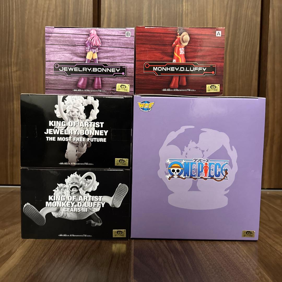ONE PIECE フィギュア5体まとめ売り ルフィ/ボニー/ゴムゴム/ニカ