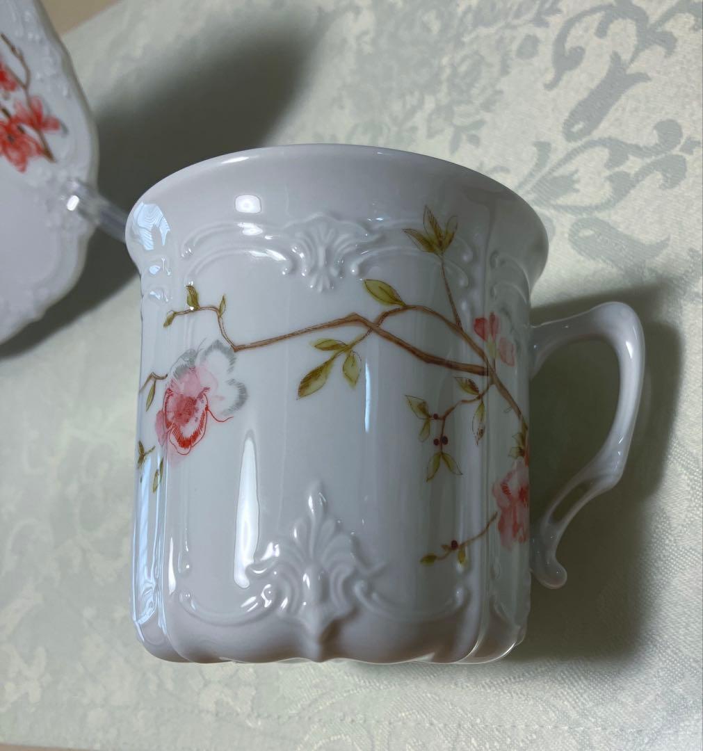 《新品》フッチェンロイター　マグカップ　プレート2枚　桜