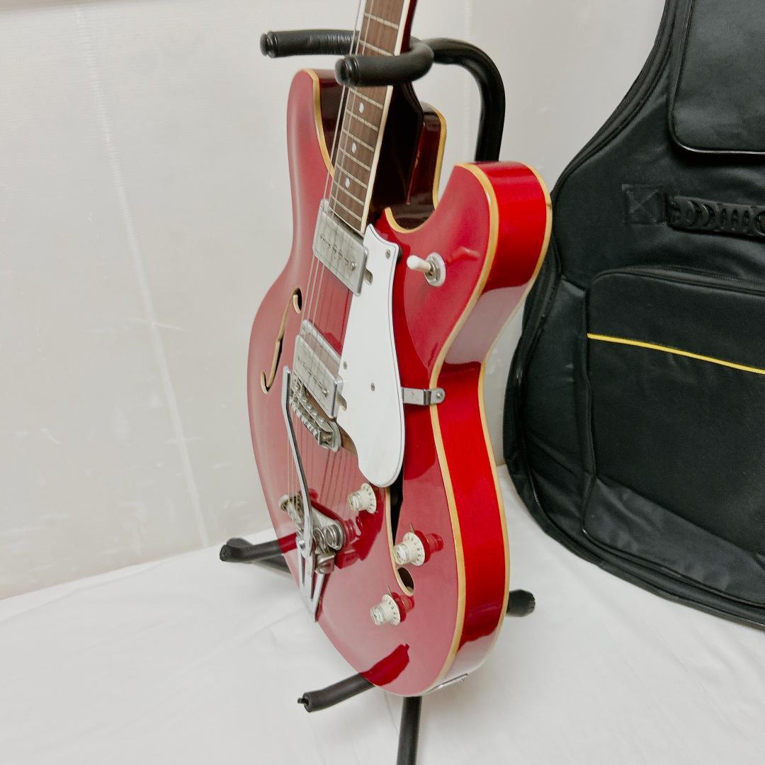 美品 Guyatone グヤトーン SG-25T セミアコ 赤 ビザールギター - メルカリ