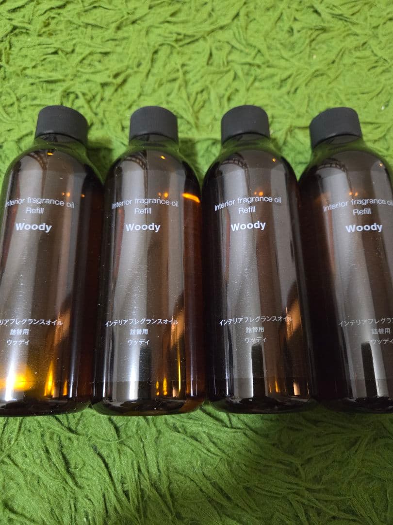 無印良品 インテリア フレグランスオイル詰替用 ウッディ200mL】4本
