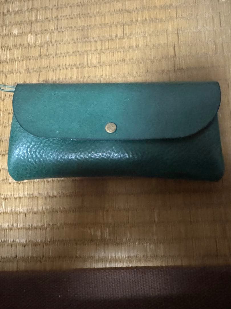 アナロジコ カシメ長財布 フォレストグリーン 新品 - メルカリ