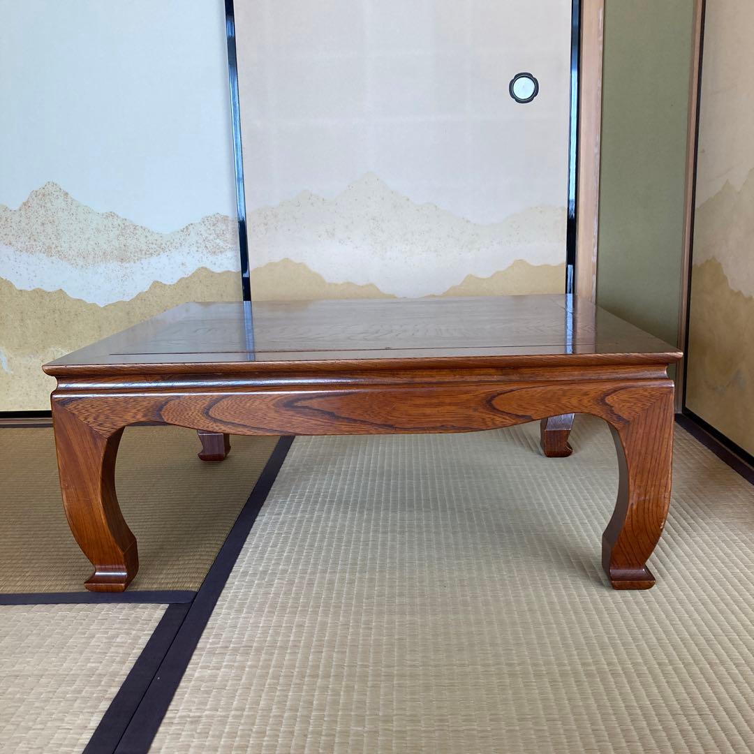 梱包・発送たのメル便送料込】座卓 ちゃぶ台 アンティーク 昭和レトロ