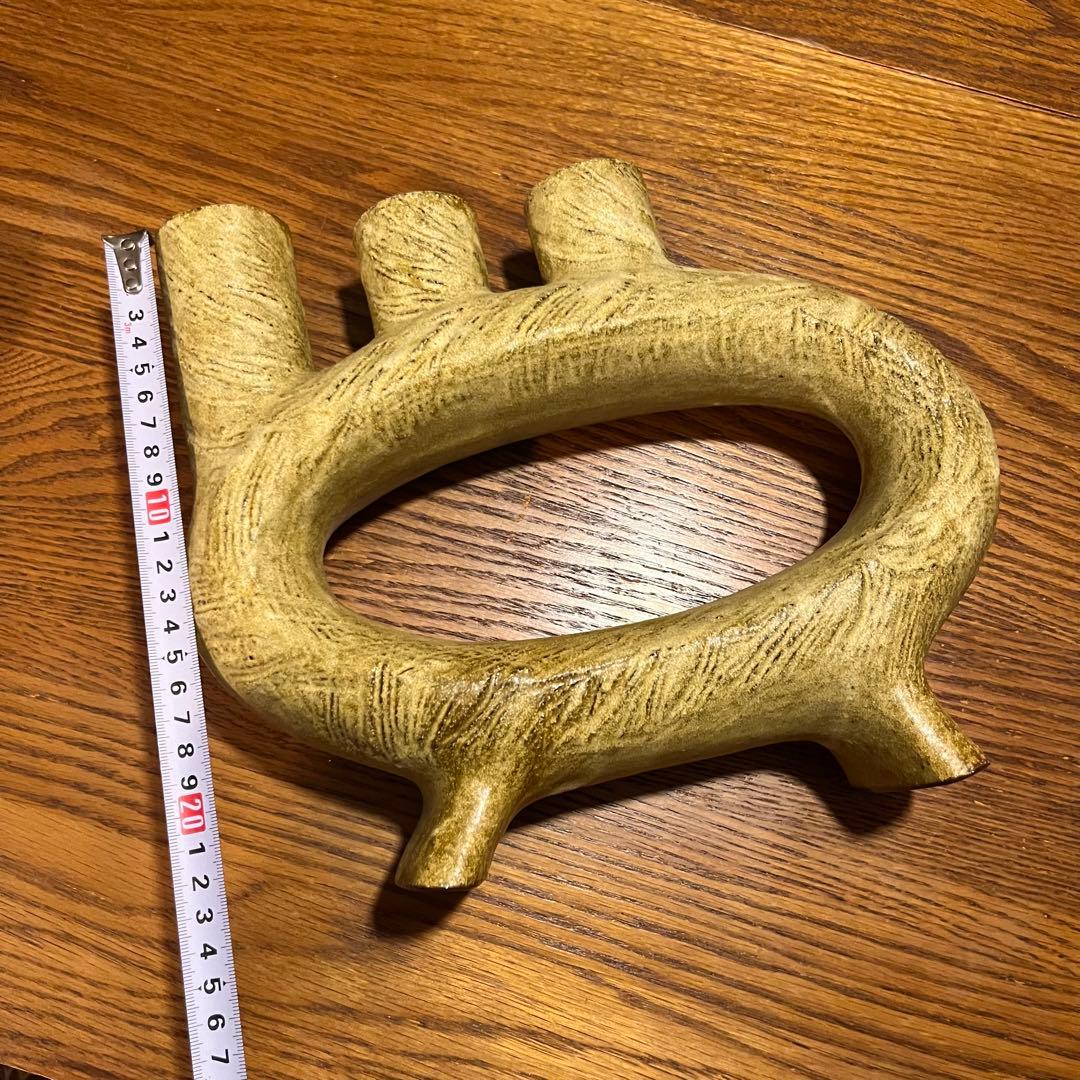 変形花器 三つ首 フラワーベース 生花 ヴィンテージ 和モダン - メルカリ