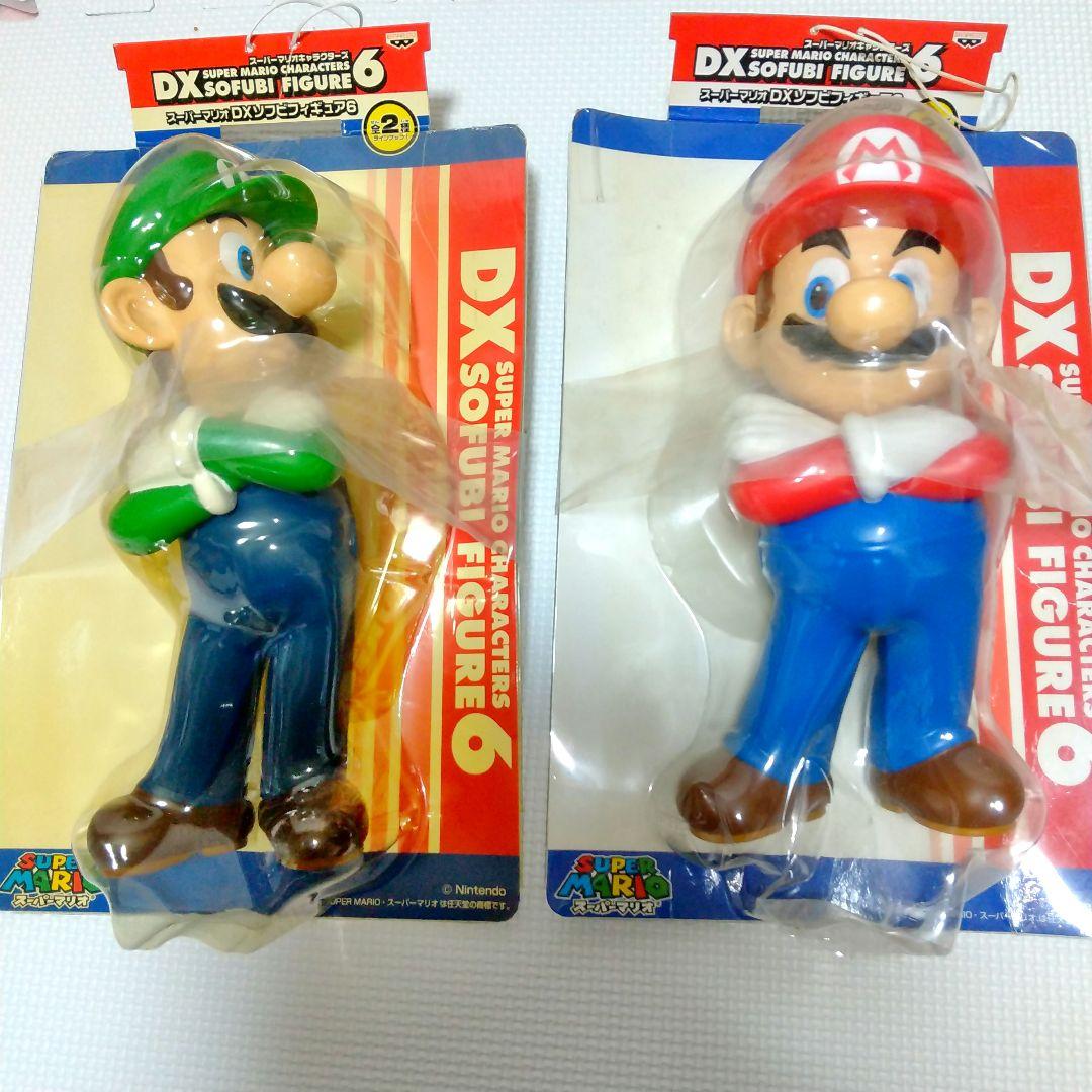 スーパーマリオ DXソフビフィギュア マリオ＆ルイージ2体セット