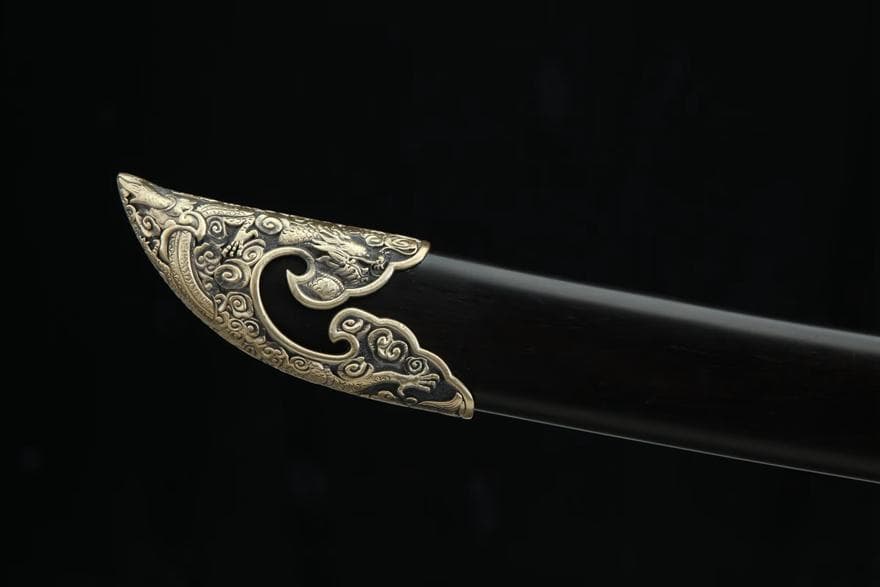 26寸銅装鋒鋼超鏡面武士刀『鏡面紅武士』 古兵器 武具 刀装具 日本刀