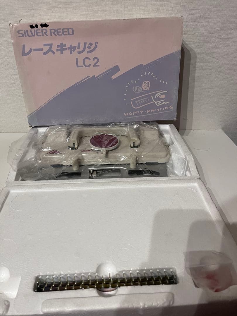 SILVER REED レースキャリジ　LC2　シルバー編機【ジャンク】 レースキャリジ SILVER REED LC2 シルバーリード シルバー精工 編み機