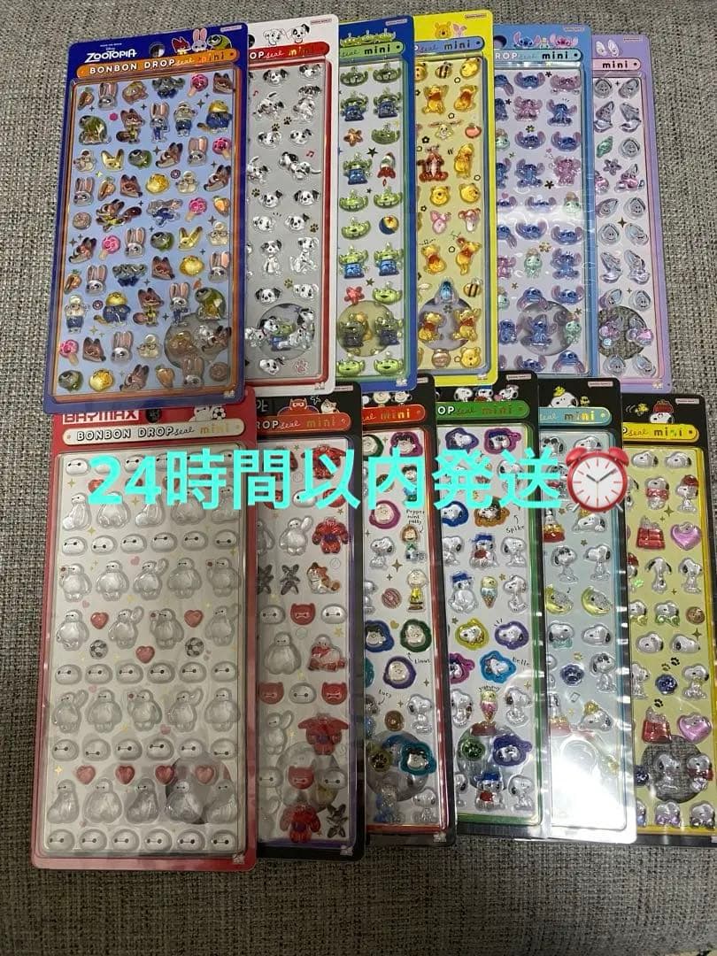 ボンボンドロップシール ディズニー スヌーピーミニ 【新品・正規品