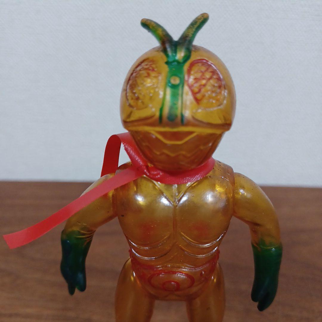当時物ポピー製スケルトン「仮面ライダー 」希少美品ソフビフィギュア2