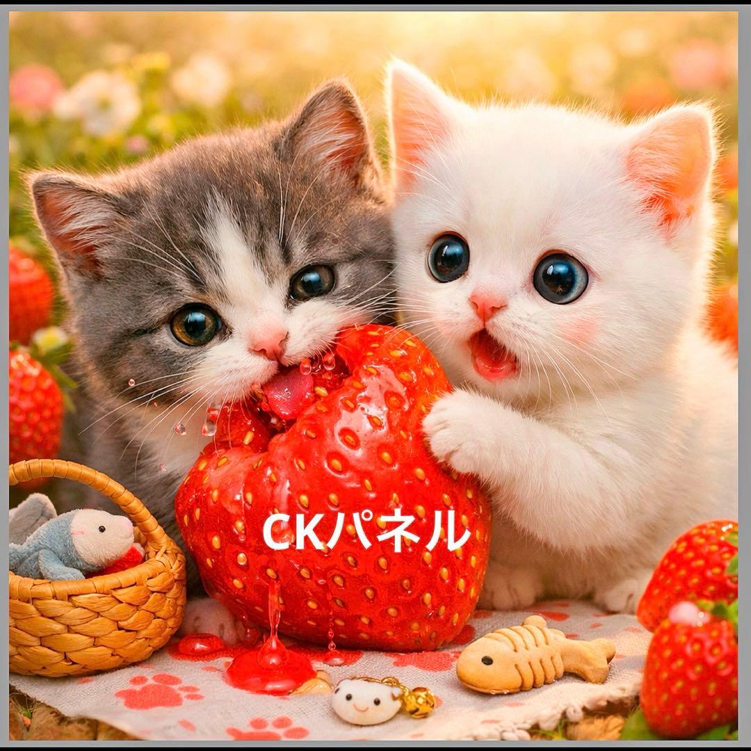 新柄♥️期間限定レアパネル生地 猫パネル生地 6柄セット CKパネル
