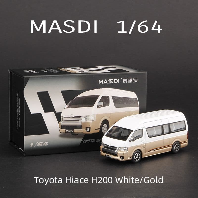 MASDI 1/64 トヨタ ハイエース H200 White/Gold - メルカリ