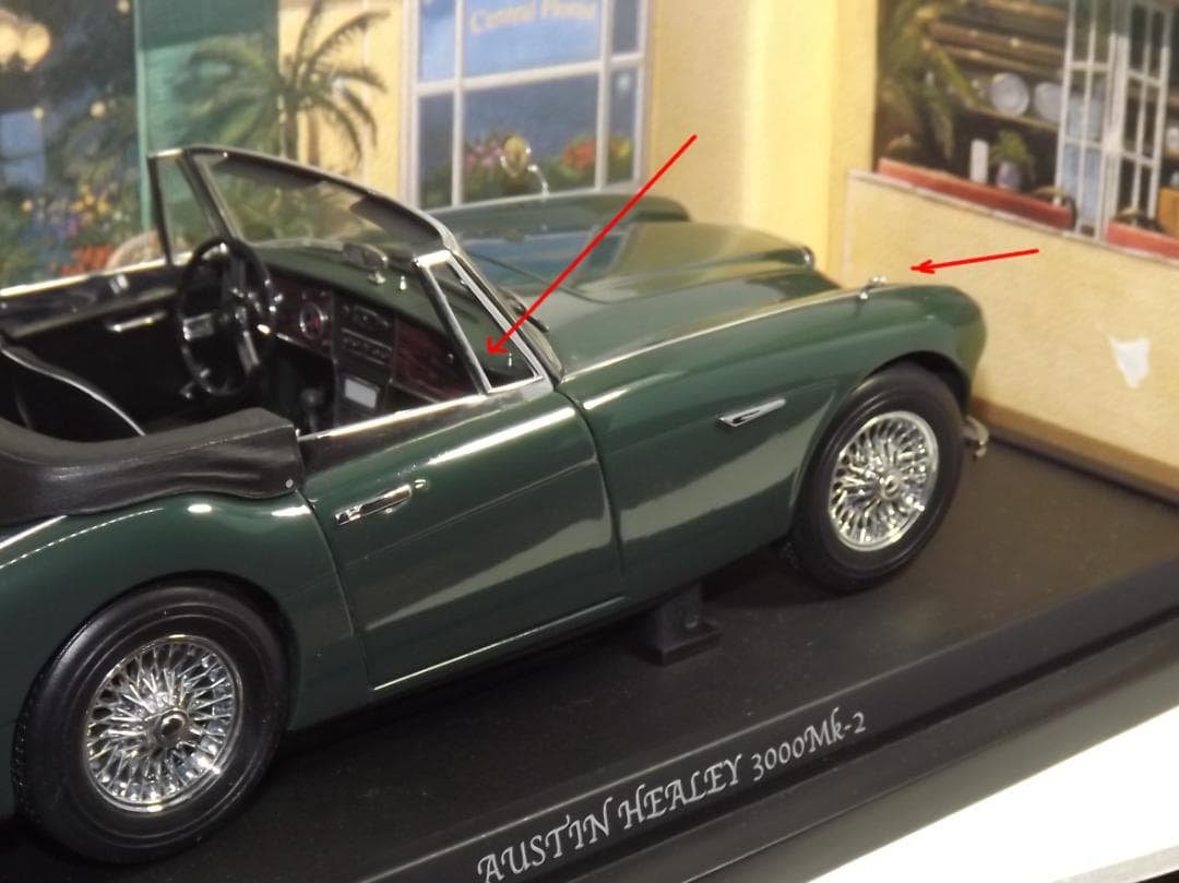 京商 AUSTIN HEALEY100 3000MK-Ⅱ1/18　訳アリ