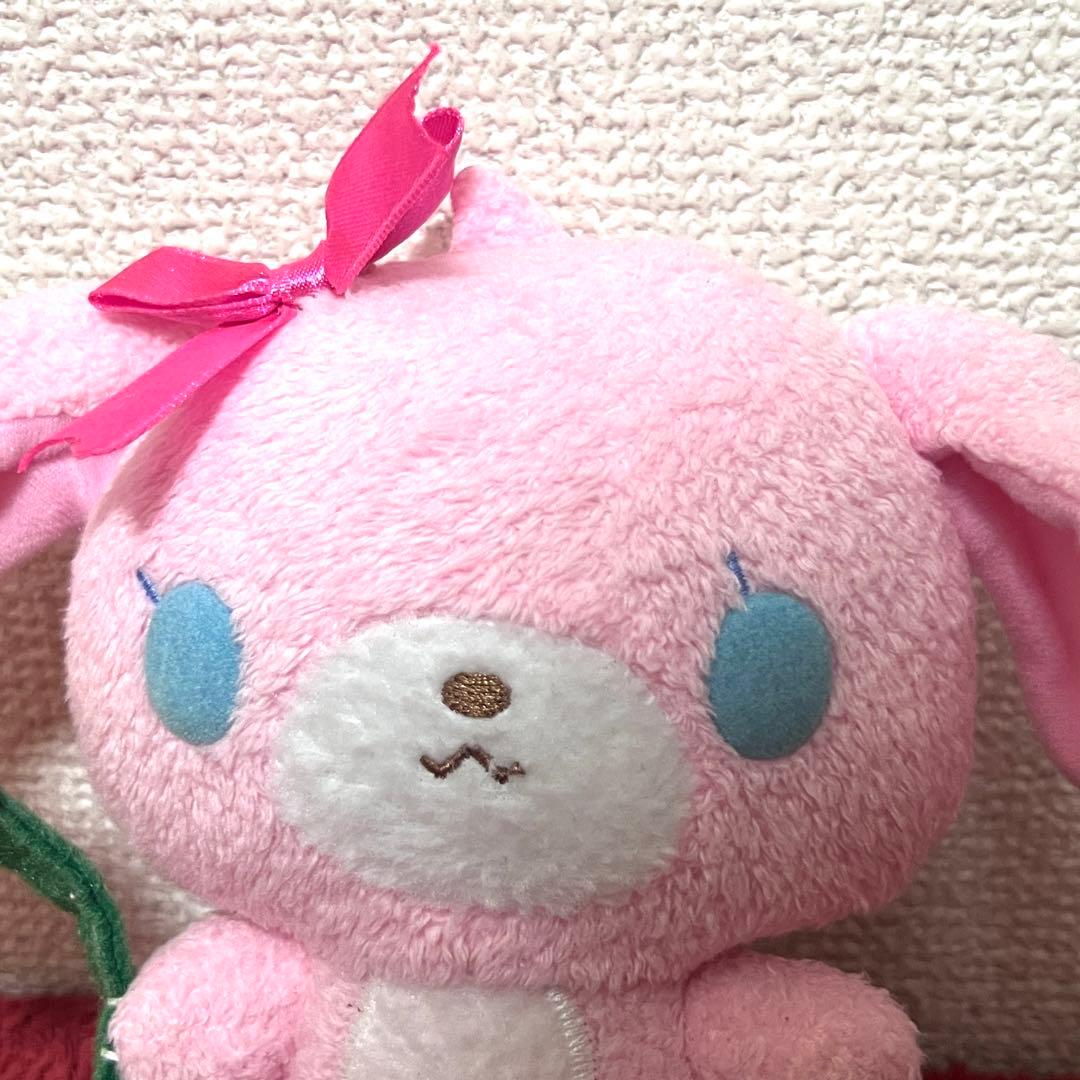 サンリオ シュガーバニーズ ももうさ おすわりぬいぐるみ マスコット