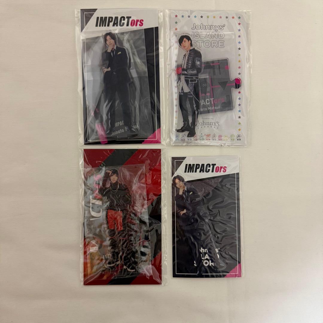 松井奏 アクリルスタンド3点&ステッカーセット IMPACTors IMP. - メルカリ