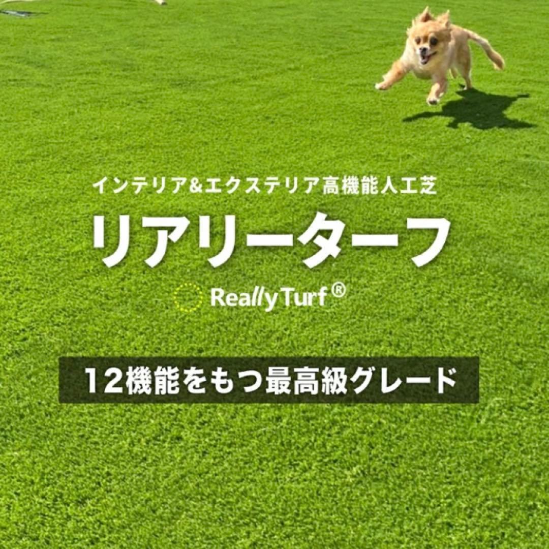 【未使用】高級人工芝 リアリーターフ 25mm（60cm×7.5m）おまけ付き