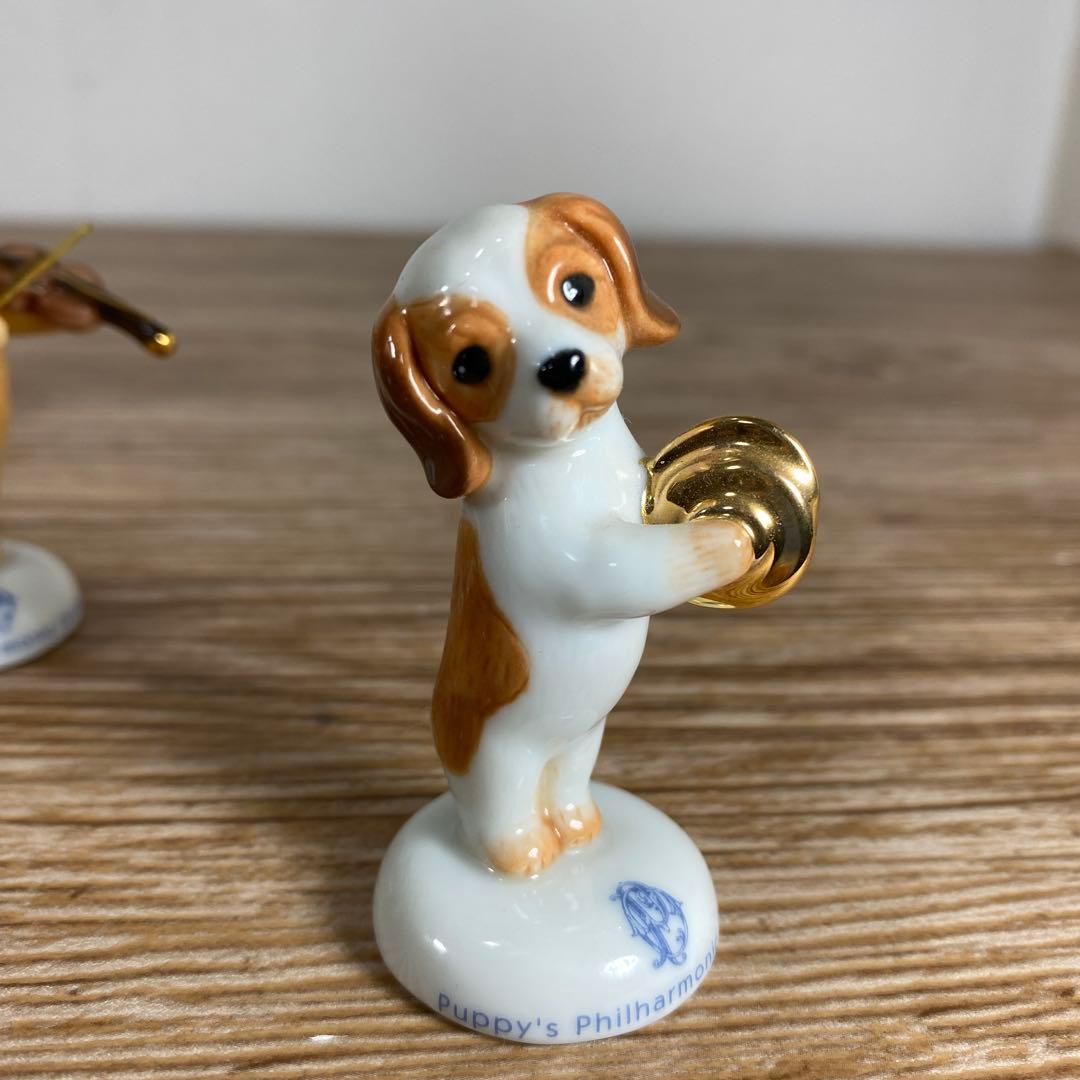 陶器 セトクラフト パピーズ フィルハーモニックオーケストラ犬 5点SET
