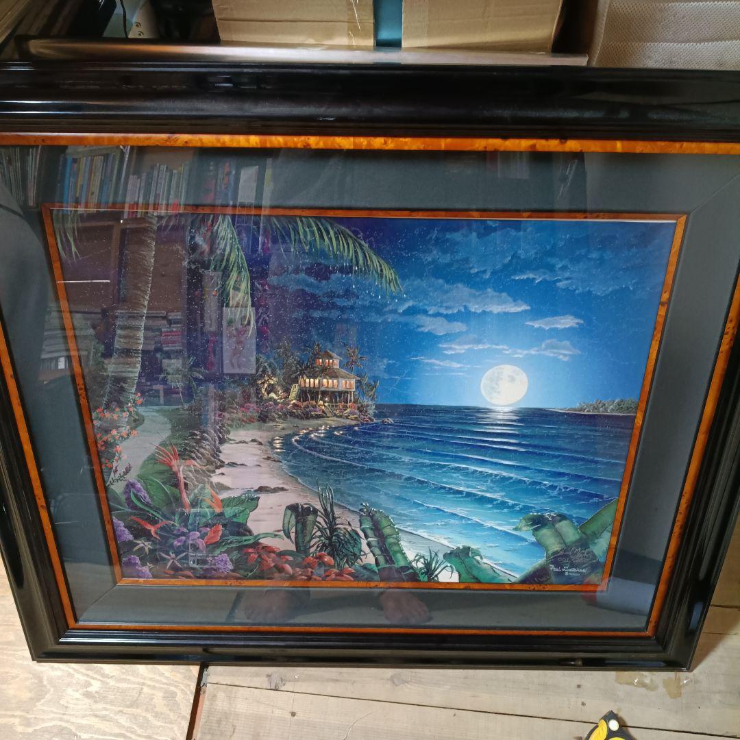 Paul Heeley 001/250 キャンバスアート フロリダ 月夜の海 アート】『煌めき』夜の海 月の光 波の揺らめき Gallery Bizuの