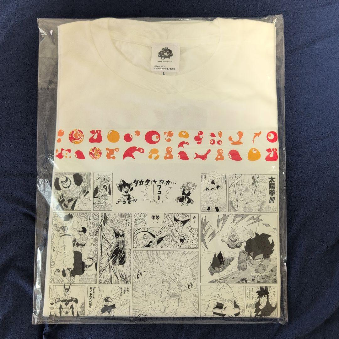新品大阪・関西万博 ドラゴンボール Tシャツ Lサイズ ホワイト - メルカリ