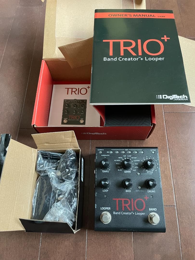 Digitech TRIO+ バンドクリエーター・ルーパー・ドラムマシーン Amazon.com: Digitech Trio+ Band Creator + Looper w/ Patch Cables