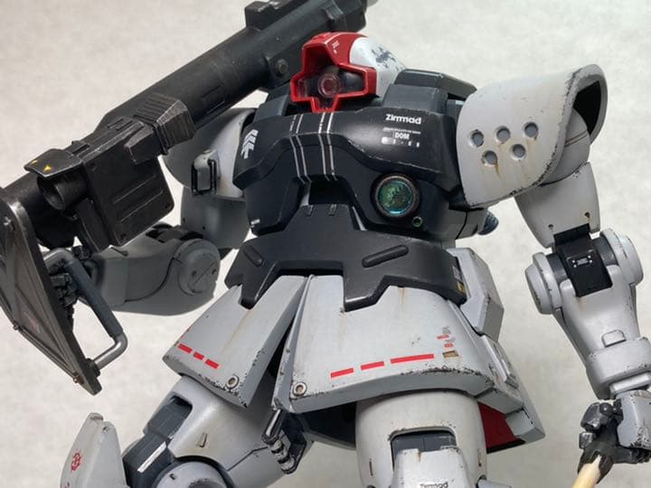 MG 1/100ドム ホワイトオーガー 重装仕様 改修 塗装 完成品 ガンダム