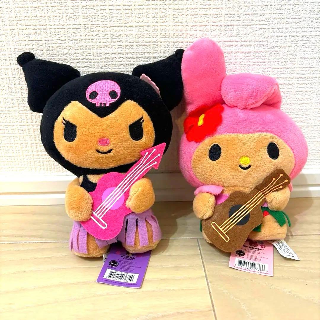 ハワイ限定 日焼けクロミ＆マイメロディ ぬいぐるみ ペアセット - メルカリ