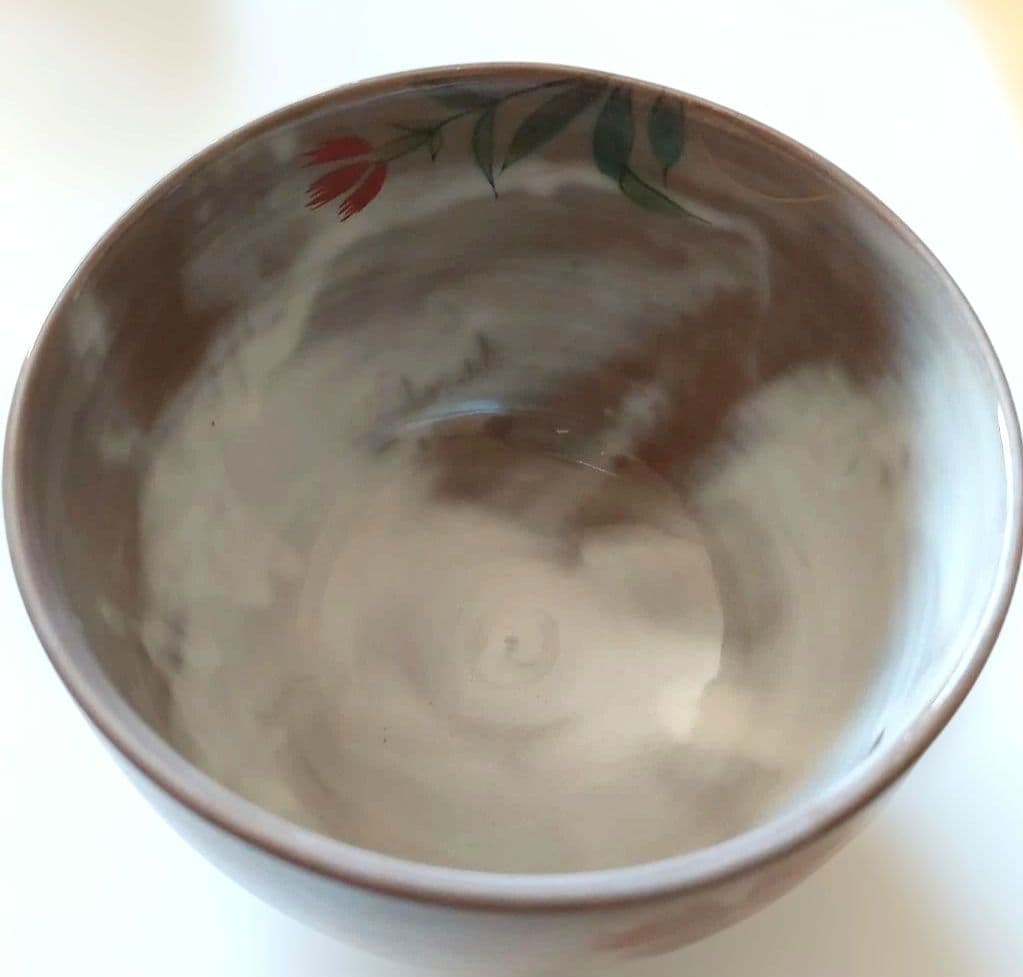 土渕陶あん】蓋付き 小鉢 山葡萄 撫子 芙蓉 - メルカリ