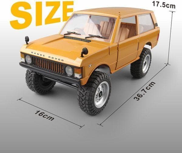 技術基準適合証明済 MN-1680 RTR 1/12 初代レンジローバー 黄 - メルカリ