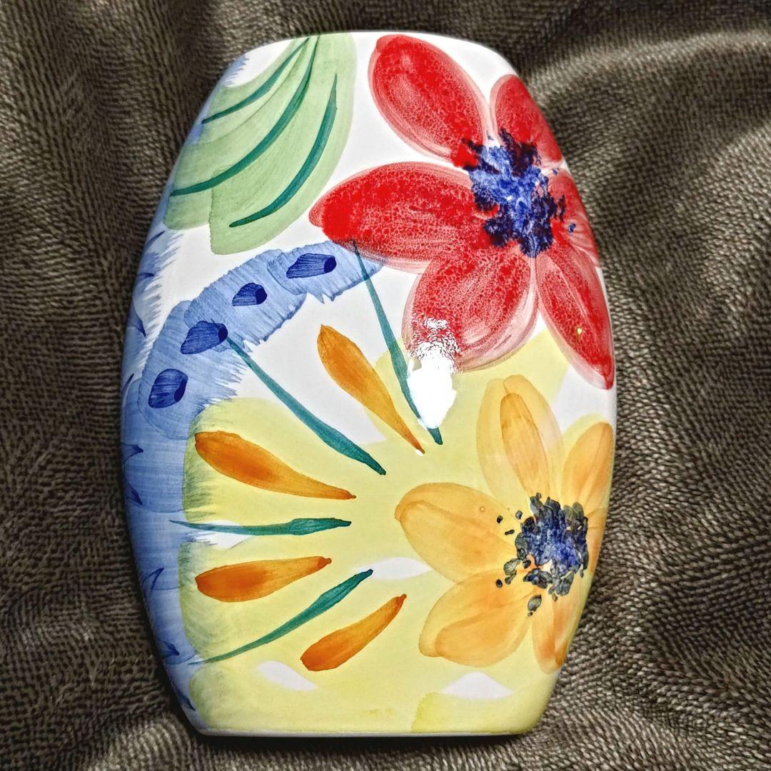 未使用美品 bizzirri ビズィッリ イタリア製 花瓶 花器 花柄 - メルカリ