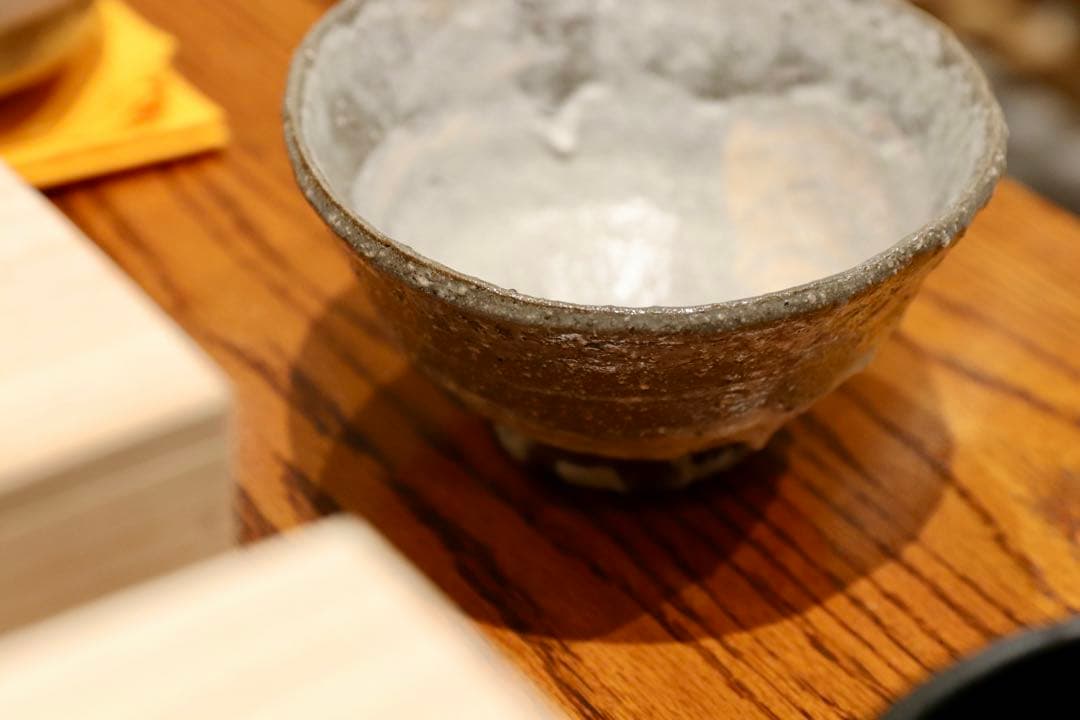 GMIO167○北村圭泉 圭泉窯 刷毛目茶碗 最高級 丹波焼 丹波篠山 陶磁器