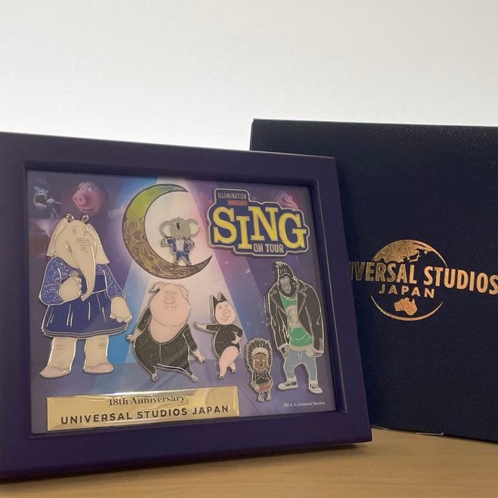 非売品・レア】USJ ショップ SING シング ノベルティ ピンバッジ