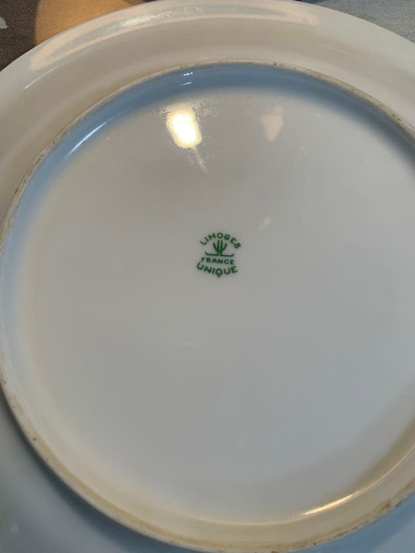 Limoges リモージュ ピンクリム 花 金彩 美品 UNIQU印 1929〜 - メルカリ