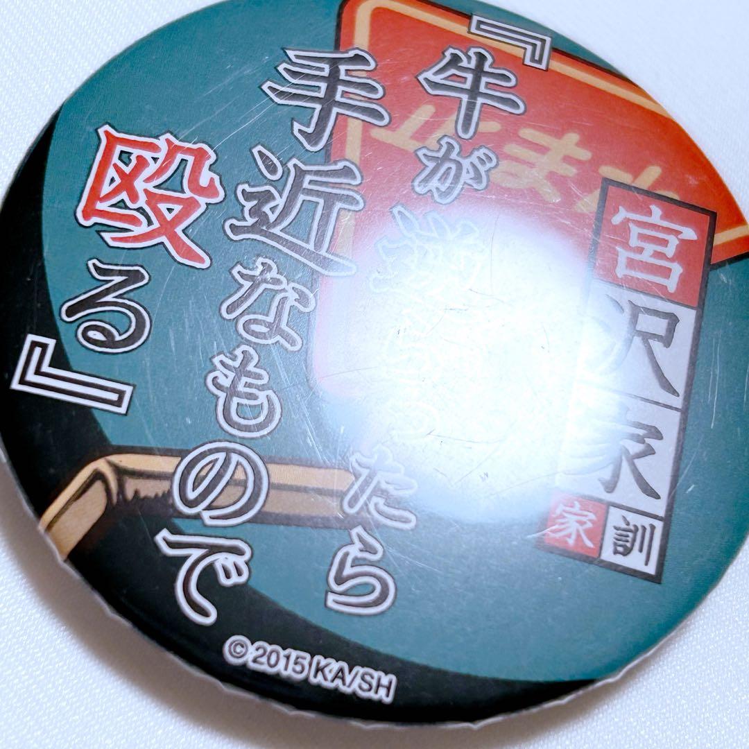 文豪ストレイドッグス 文スト 宮沢賢治 名ゼリフ 缶バッジ - メルカリ