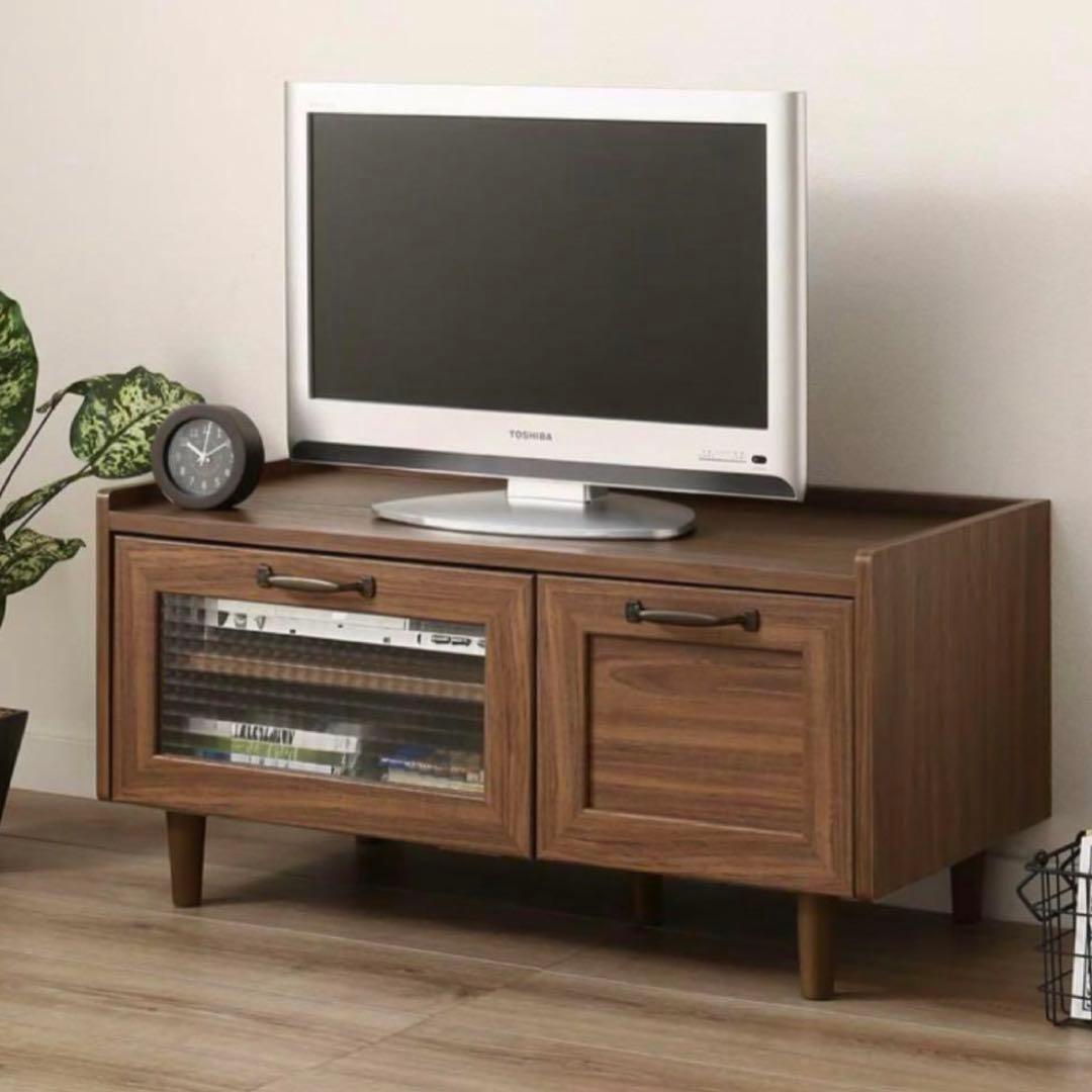 テレビボード ローボード テレビ台 ノクタ80 ブラウン 引き出し付き