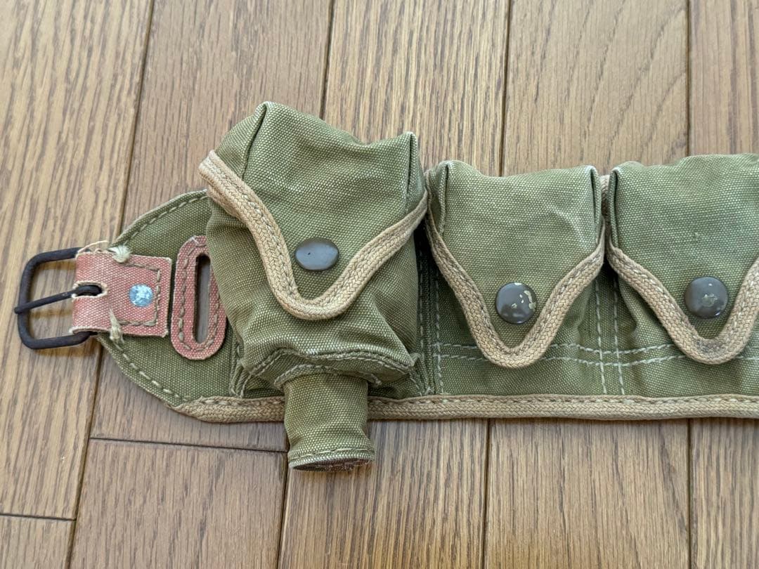 日本陸軍 騎兵用弾帯 完全品 状態良好 昭和十四年製 実物 - メルカリ
