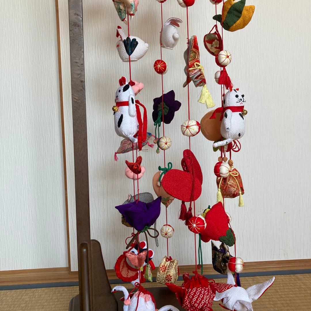 ハンドメイド⭐︎吊るし飾り⭐︎つるしびな⭐︎正絹・ちりめん