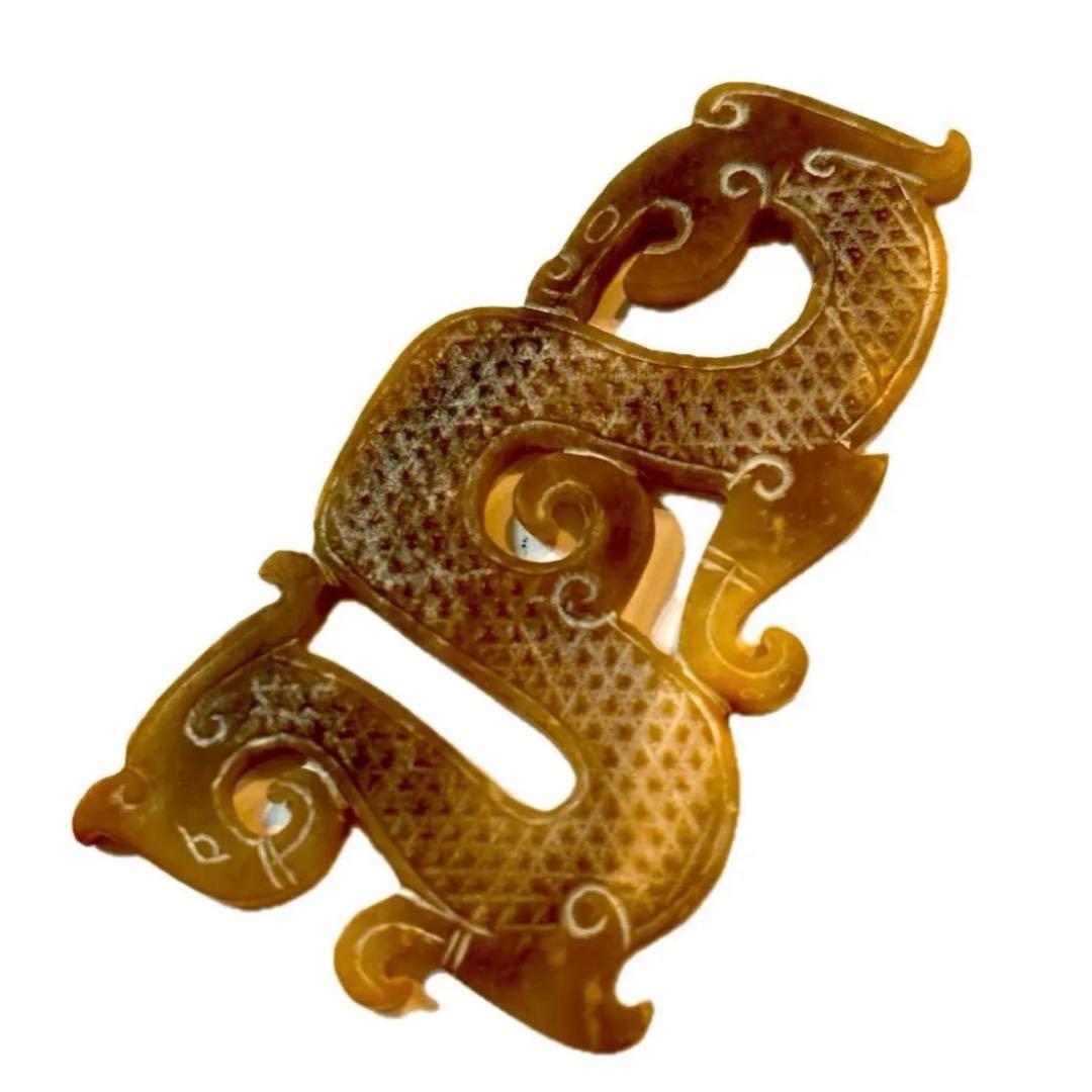 中国発掘物　細工彫刻玉龍　竜紋　玉縁起物　美術品　お守り　骨董品 龍 中国古美術 龍の置物 鍍金細工 五爪龍 : 中国貿易公司ctcオンラインショップ