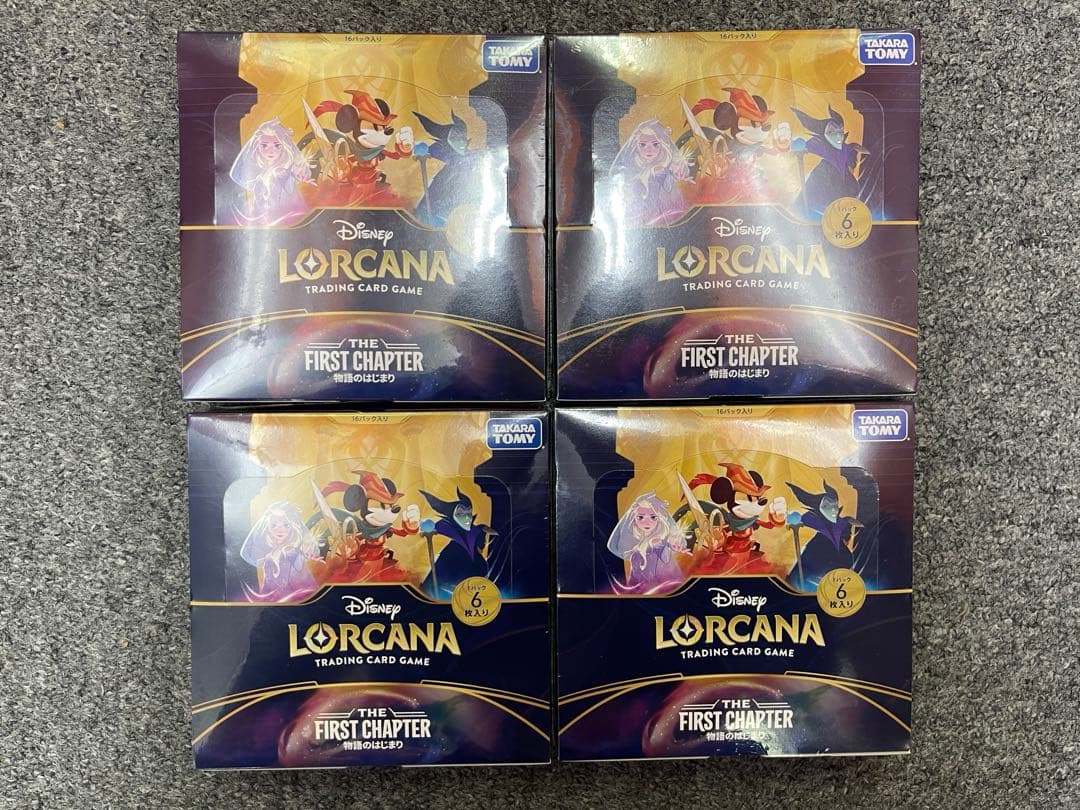 値下げ)【新品・未開封】ディズニー ロルカナ 4BOX シュリンク付