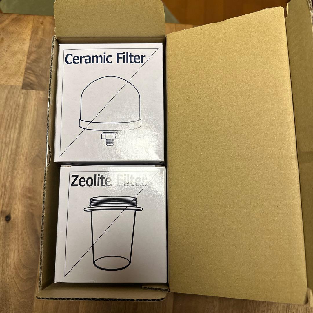 新品未使用！ポタポタクラブ　エコウォーター　上下フィルターセット 新品未使用 災害時に！ ポタポタクラブ サーバーセット クラブエコ