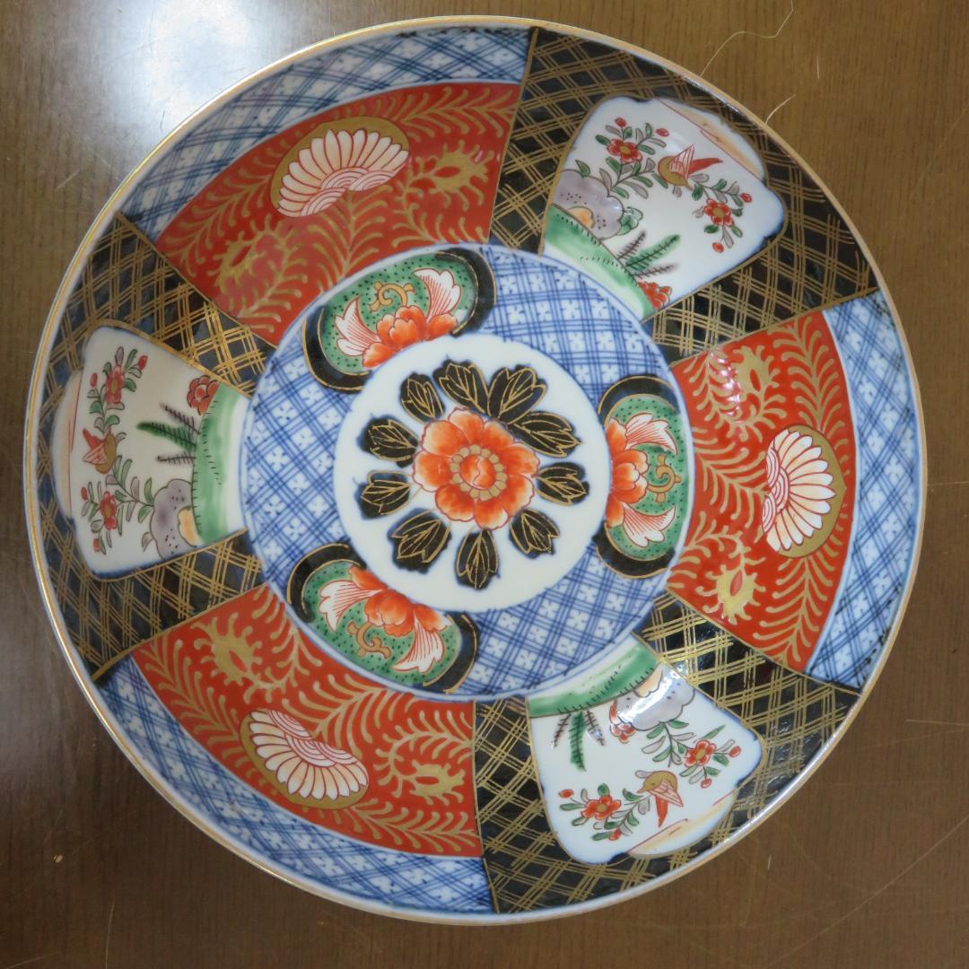 鉢 丼 2つ 色絵付 染付 古伊万里 鳥 牡丹 唐草 江戸 明治 - メルカリ