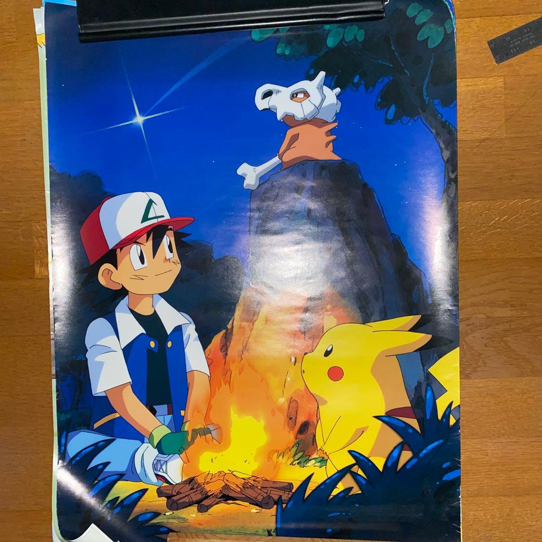 未使用】ポケモン バンプレキャラポスター 当時物 6枚セット 非売品