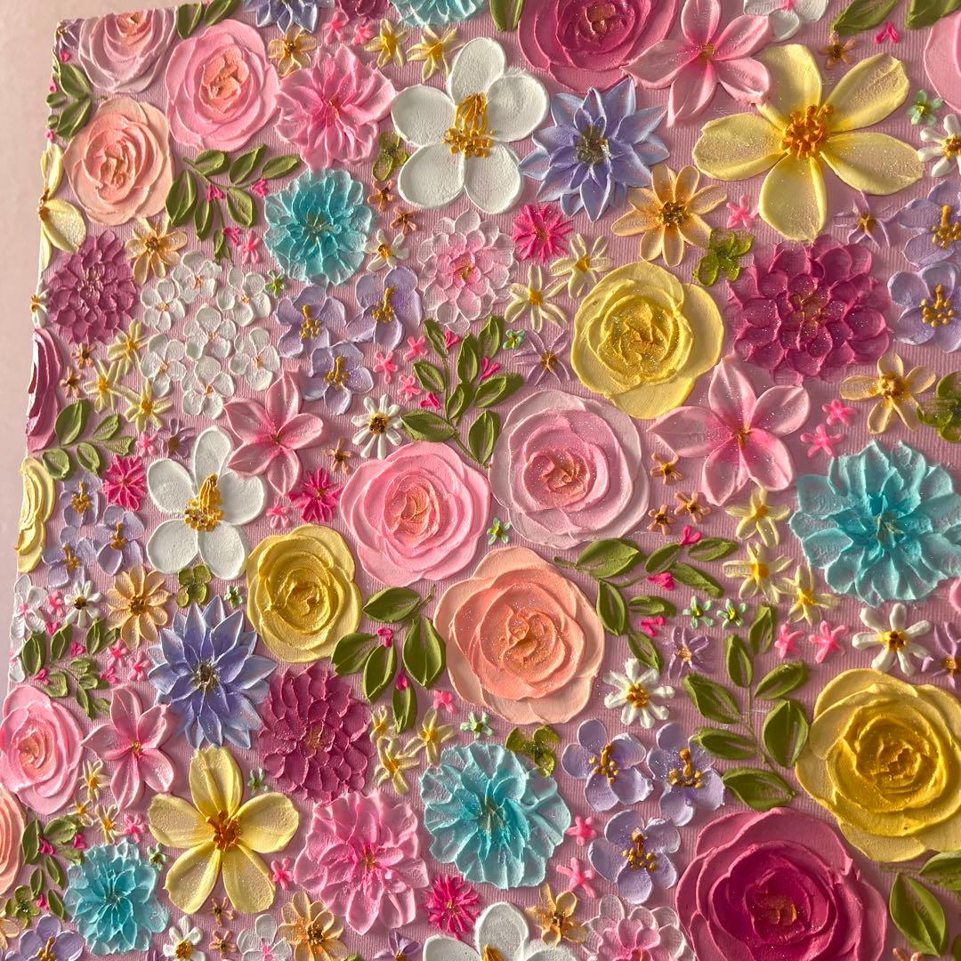 絵画 テクスチャーアート 現代アート ボタニカルアート ボタニカル
