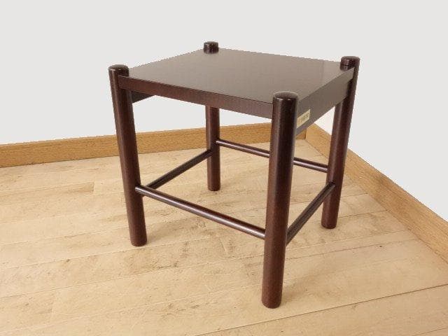 北海道民芸家具 ミニテーブル 花台 再塗装済 USED
