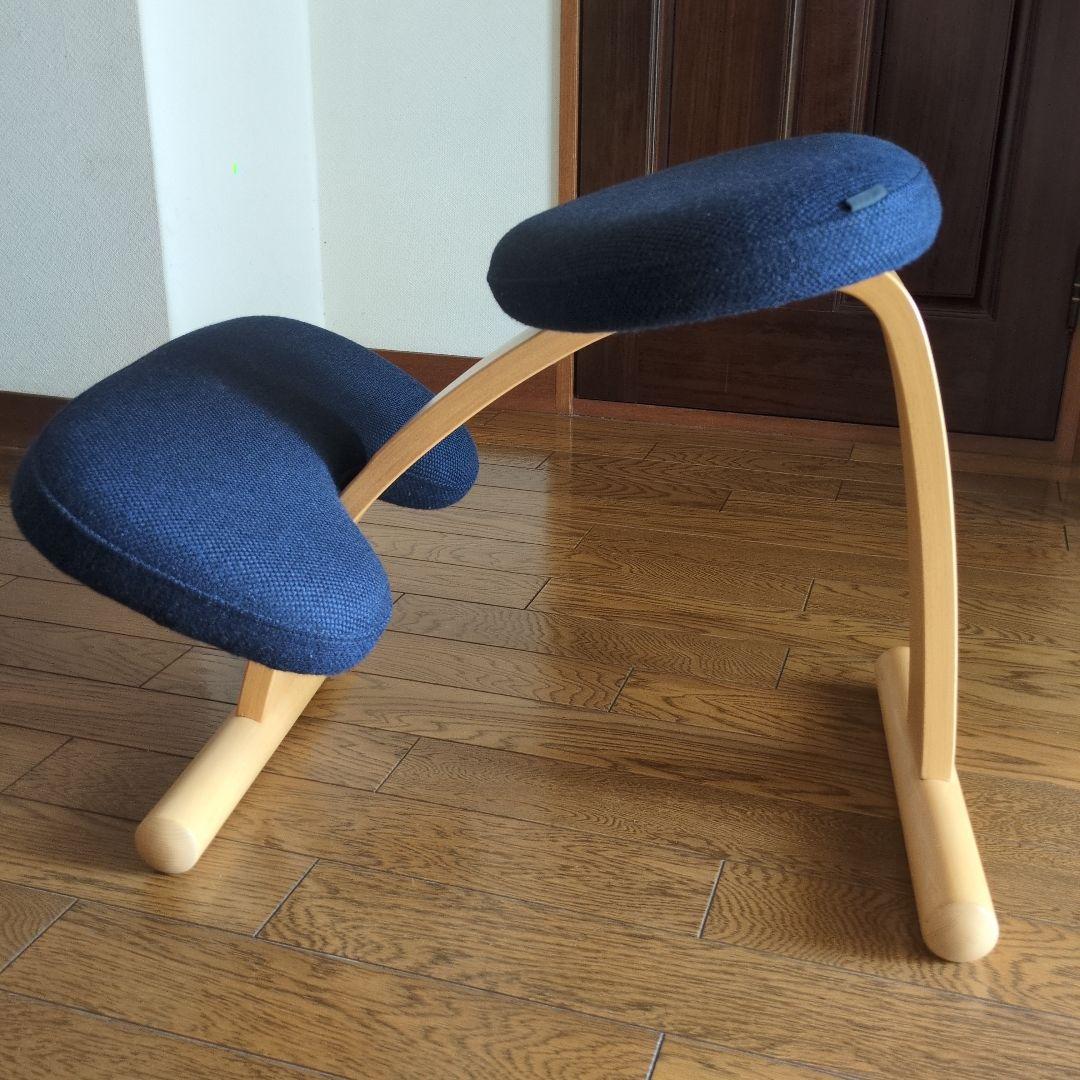 RYBO・リボ・Balans® Easy バランスイージー　ダークブルー リボ バランスチェア イージー ノルウェー デザイン 椅子 北欧家具