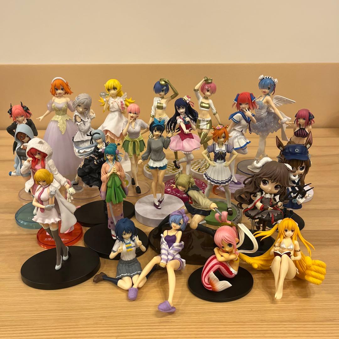 美少女フィギュア　まとめ売り　リゼロ　転スラ ワンピース　プライズ リゼロ』『デレマス』『転スラ』『SAKAMOTO DAYS』『劇場版 忍たま乱