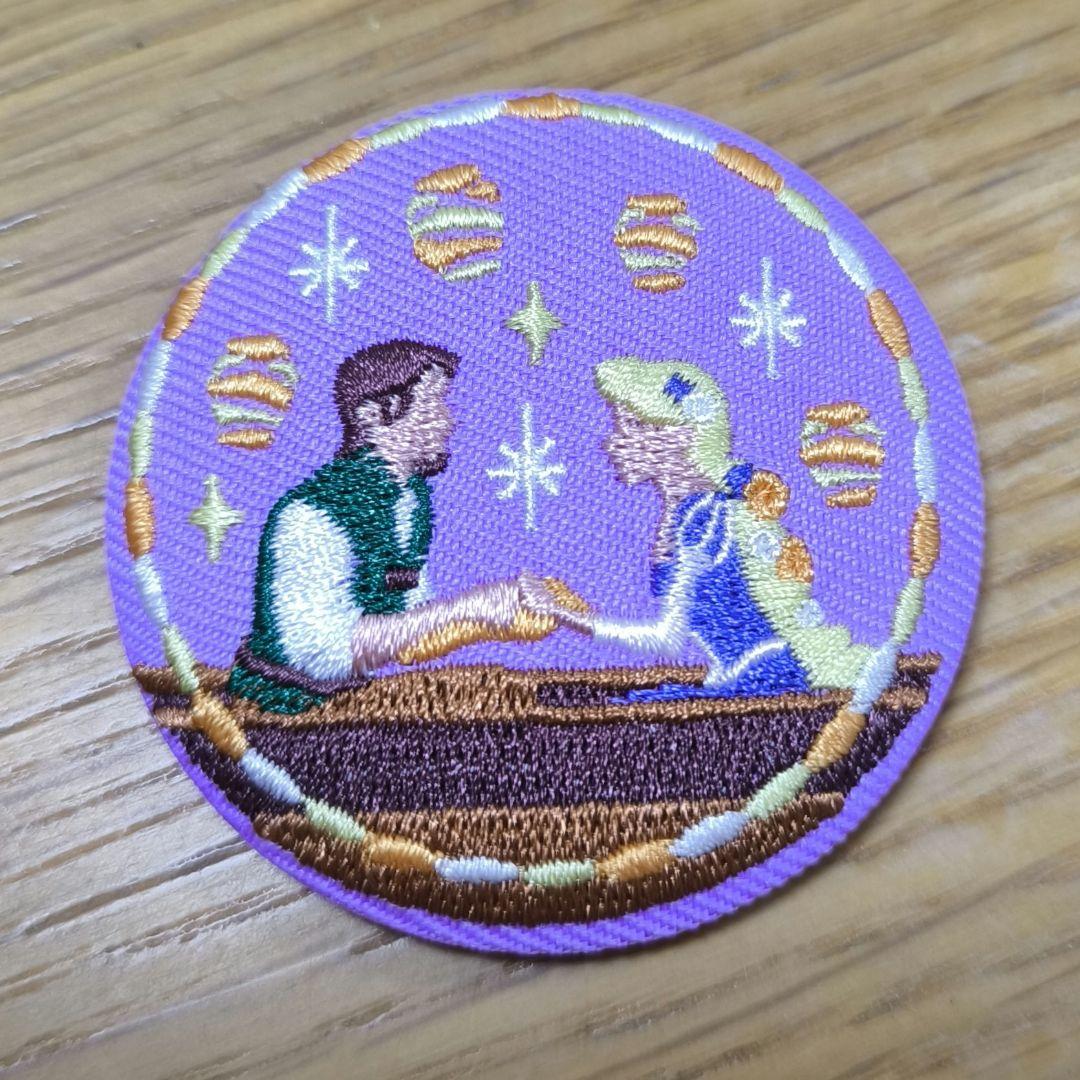ディズニー 刺繍缶バッジ ラプンツェル プリンセス - メルカリ