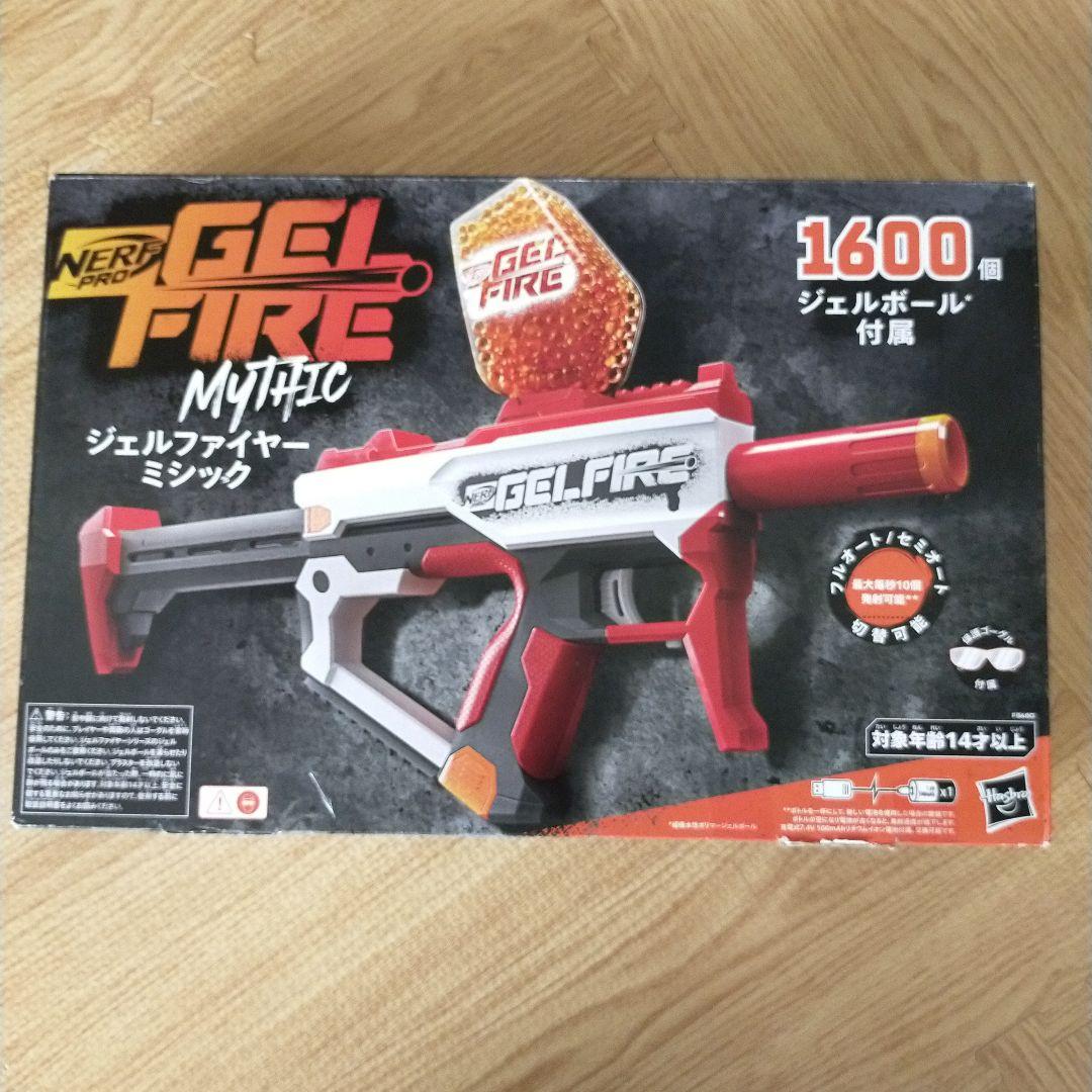 ナーフPRO　ジェルファイヤーミシック　ジェルボール1600個付き Amazon.co.jp: ハズブロ(HASBRO) ナーフ PRO ジェルファイヤー GELFIRE