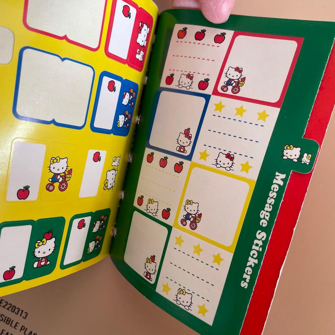 ハローキティ 平成レトロ ミニ6手帳リフィル シールブック シール帳